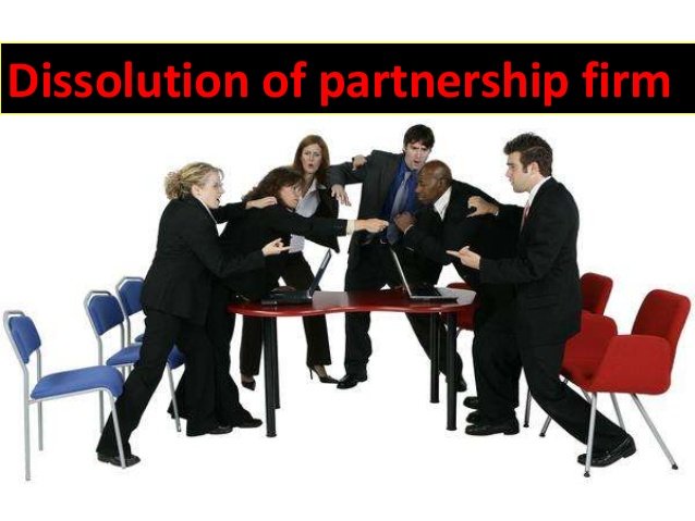 Dissolution of a Partnership firm