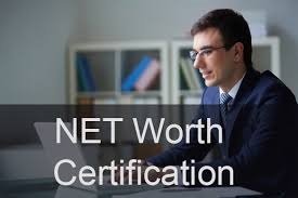 Net Worth Certification