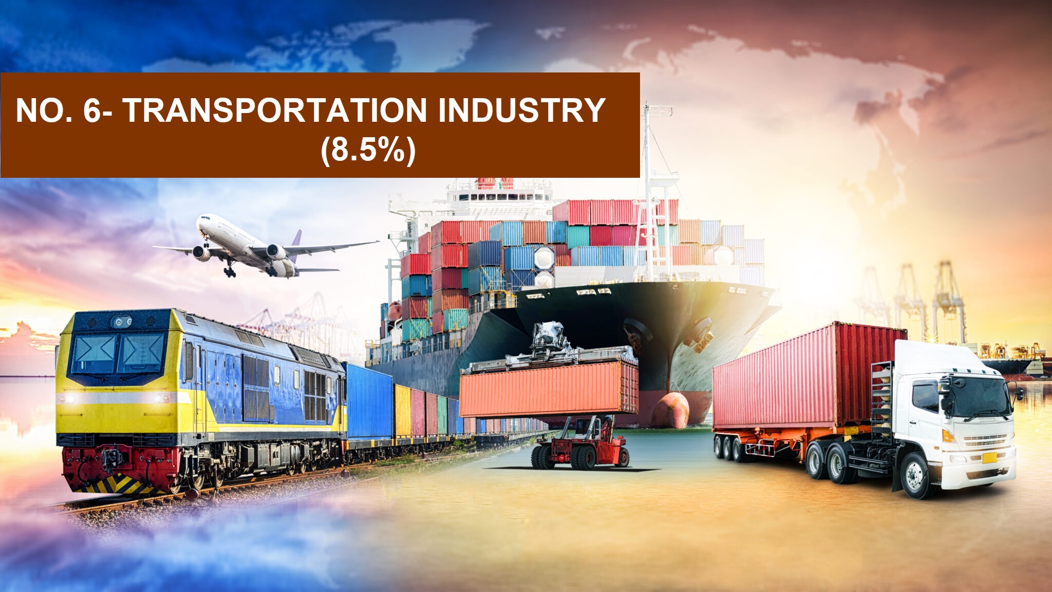 TRANSPORTATION INDUSTRY - TOP 10 BUSINESSES IN INDIA TRANSPORTATION INDUSTRY